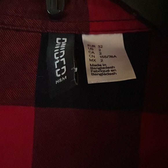 H&M Red Plaid - Picture 2 of 2